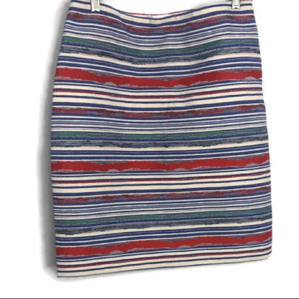 J. McLaughlin striped textured skirt‎ 8